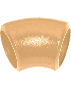 Seamless Copper Nickel Elbow 45LR OD 38 mm x 2.50 mm WT CuNi 90/10 - CUNI10FE1,6MN